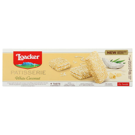 LOACKER: Patisserie White Coconut, 3.53 oz - #tag1# - #tag2#