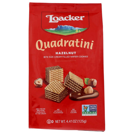 LOACKER: Quadratini Hazelnut Wafer 125g, 4.41 oz - #tag1# - #tag2#