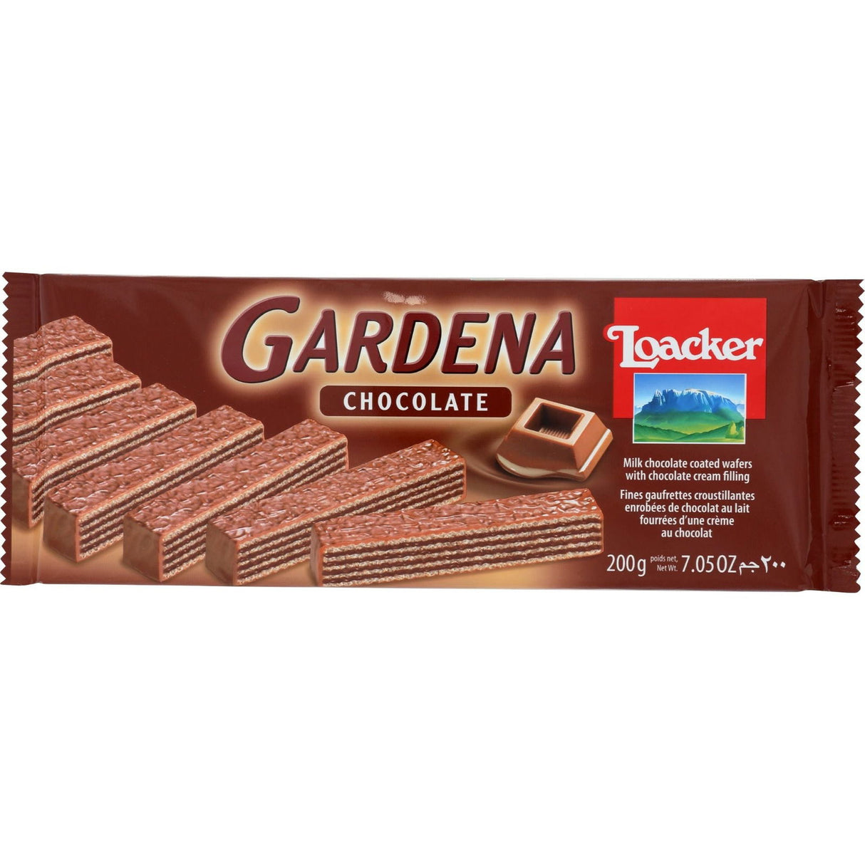 LOACKER: Wafer Gardena Choc, 7.05 OZ - #tag1# - #tag2#