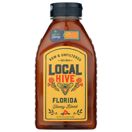 LOCAL HIVE: Florida Raw and Unfiltered Honey, 16 oz - #tag1# - #tag2#