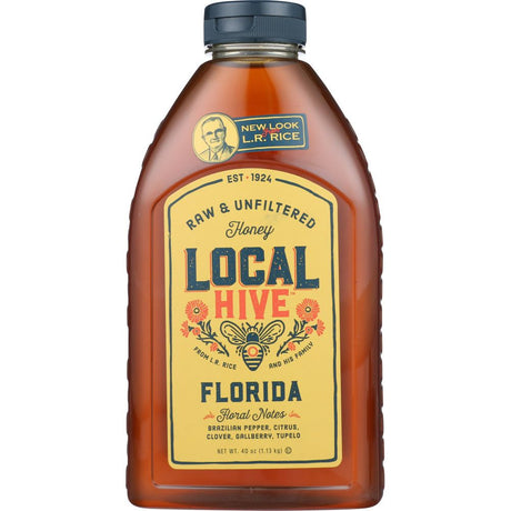 LOCAL HIVE: Florida Raw and Unfiltered Honey, 40 oz - #tag1# - #tag2#