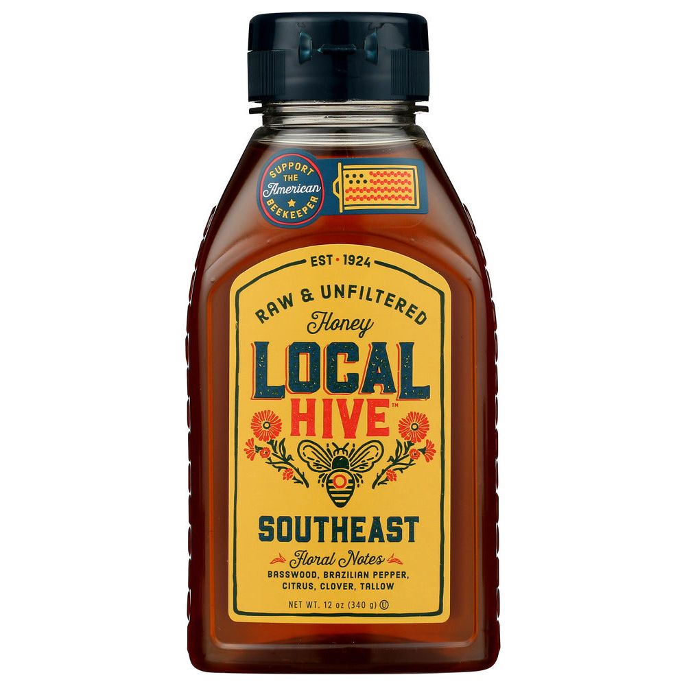 LOCAL HIVE: Honey Southeast Raw, 12 oz - #tag1# - #tag2#