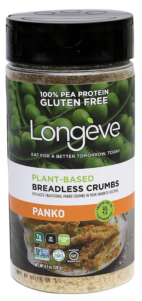 LONGEVE BRANDS: Panko Plant-Based Breadless Crumbs, 4.5 oz - #tag1# - #tag2#