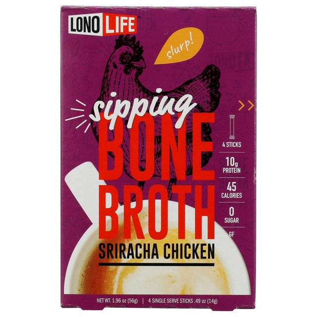 LONOLIFE: Sriracha Chicken Bone Broth, 4 pk - #tag1# - #tag2#