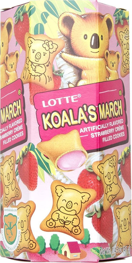 LOTTE: Cookies Koala Strwbry Sm, 1.45 oz - #tag1# - #tag2#