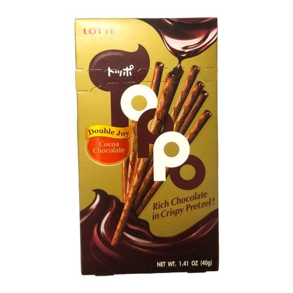 LOTTE: Toppo Pretzel Sticks Cocoa Chocolate, 1.41 oz - #tag1# - #tag2#