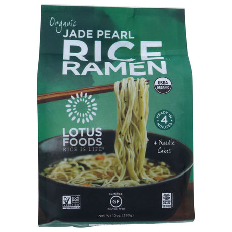 LOTUS FOODS: Jade Pearl Rice Ramen Pack of 4, 10 oz - Sunshine Co Op. - #tag1# - #tag2# - #tag3# - #tag4#