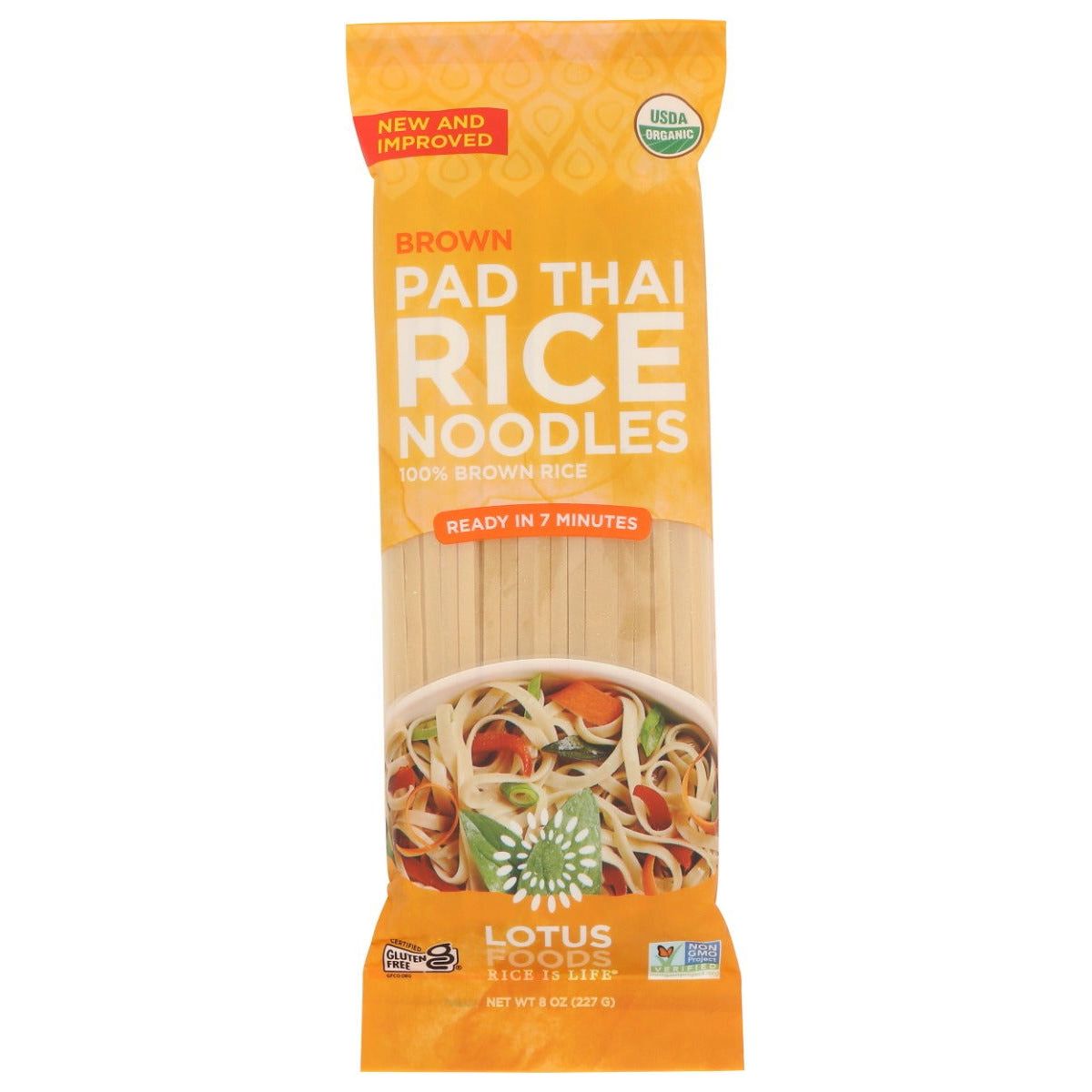 LOTUS FOODS: Pad Thai Rice Noodles Organic Brown Rice, 8 oz - Sunshine Co Op. - #tag1# - #tag2# - #tag3# - #tag4#