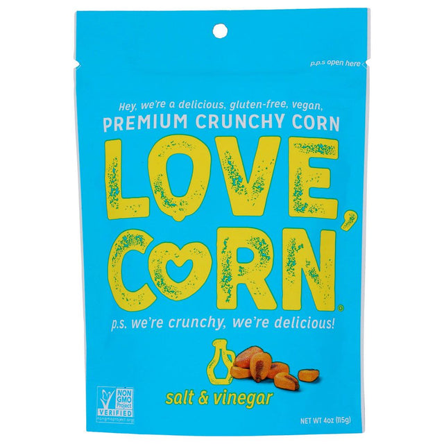 LOVE CORN: Corn Snck Sslt Vngr Shre, 4 oz - #tag1# - #tag2#