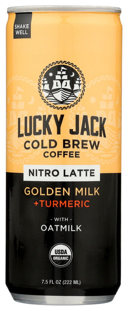 LUCKY JACK: Nitro Latte Golden Milk Turmeric With Oatmilk Coffee, 7.5 fo - #tag1# - #tag2#