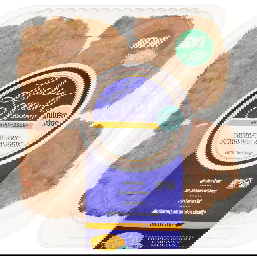 LUCKY SPOON: Muffin Triple Berry Streusel, 10 oz - #tag1# - #tag2#