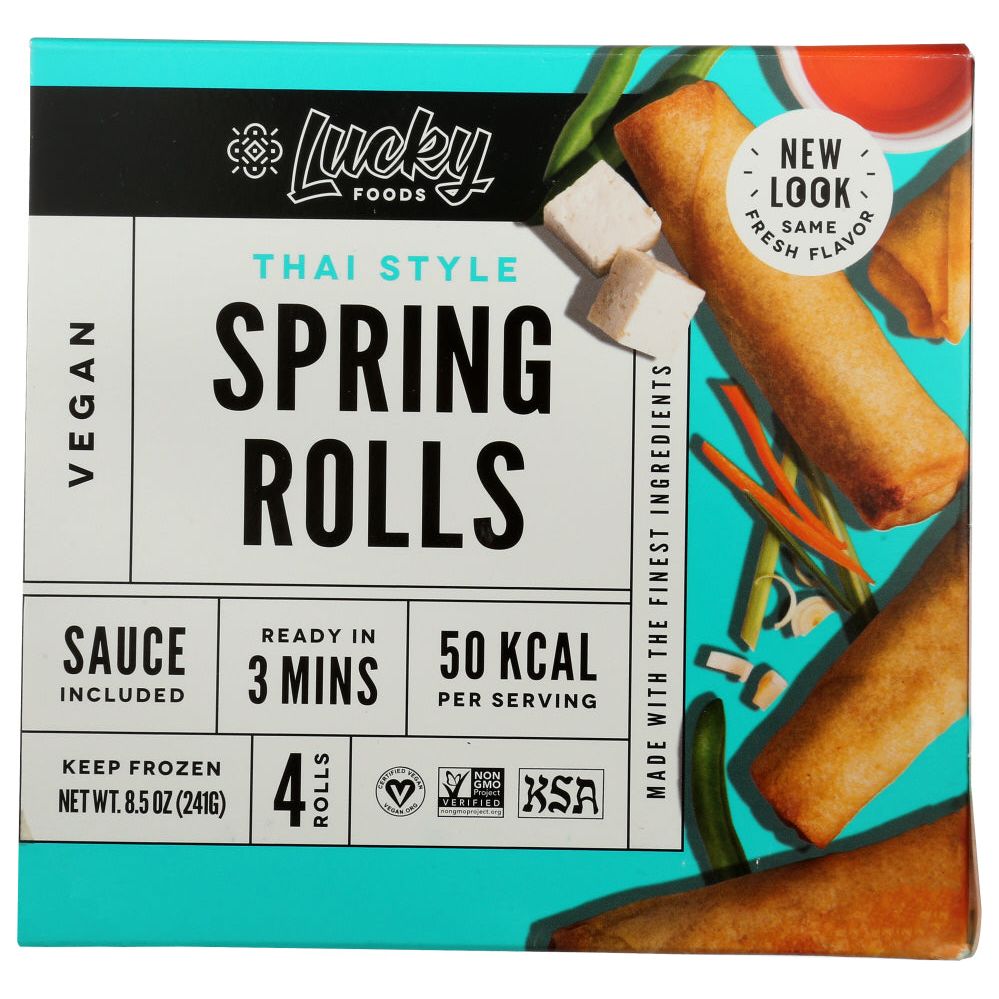 LUCKY: Thai Style Spring Rolls, 8.50 oz - #tag1# - #tag2#