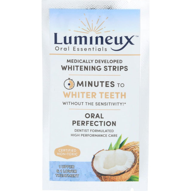 LUMINEUX: Single Use Teeth Whitening Strips, 3.2 oz - #tag1# - #tag2#