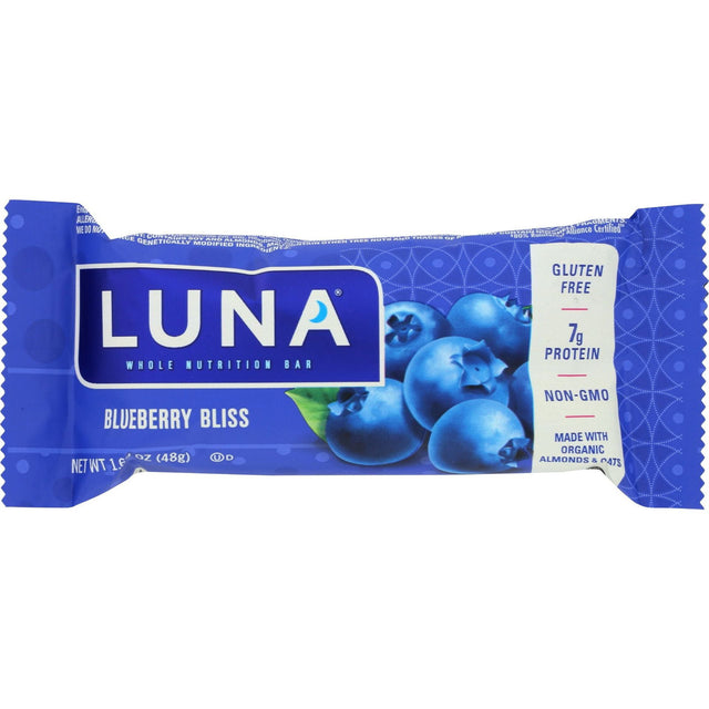 LUNA: Blueberry Bliss Flavor Bar, 1.69 oz - #tag1# - #tag2#