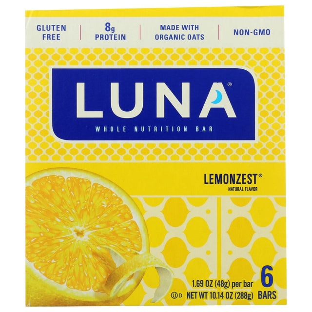 LUNA: LemonZest Bar, 10.14 oz - #tag1# - #tag2#