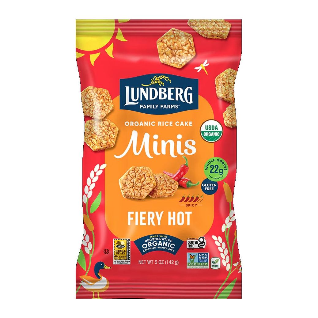 LUNDBERG: Organic Fiery Hot Rice Cake Minis, 5 oz - #tag1# - #tag2#