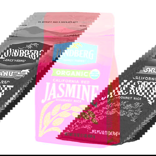 LUNDBERG: Organic Jasmine Rice California Red, 16 oz - #tag1# - #tag2#