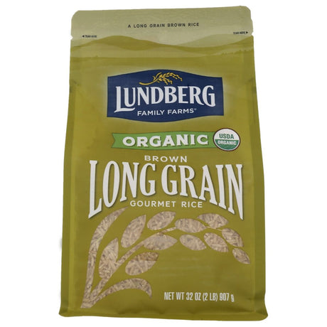 LUNDBERG: Organic Long Grain Brown Rice, 2 lb - #tag1# - #tag2#