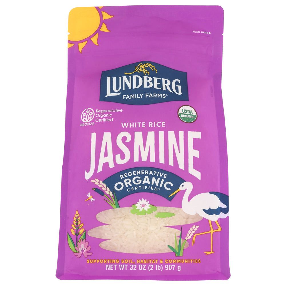 LUNDBERG: Organic White Jasmine Rice, 2 lb - #tag1# - #tag2#