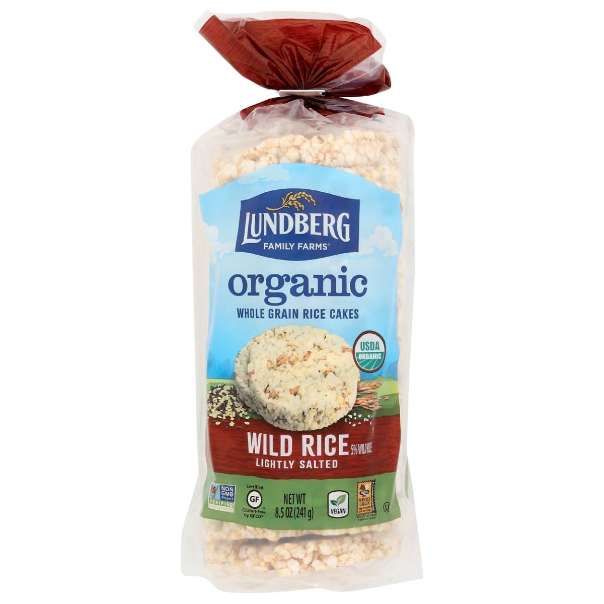 LUNDBERG: Organic Wild Rice Cakes, 8.5 oz - #tag1# - #tag2#