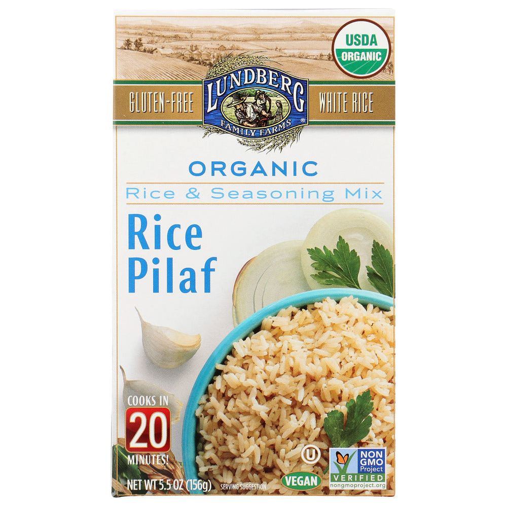 LUNDBERG: Rice Wht Pilaf Entree, 5.5 oz - #tag1# - #tag2#