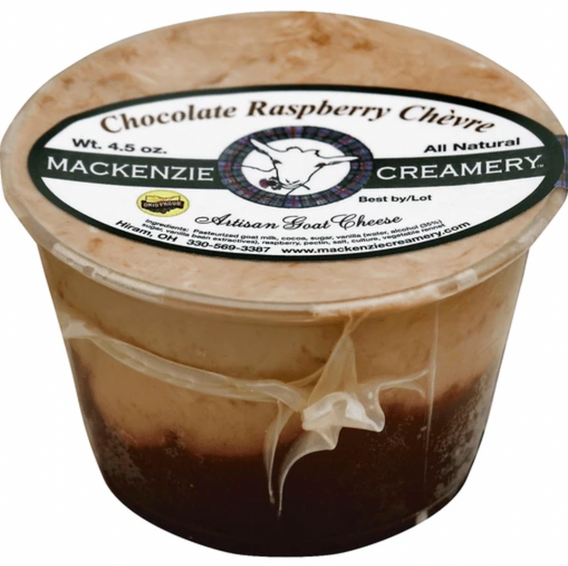 MACKENZIE CREAMERY: Cheese Choc Raspbry Chevr, 4.5 oz - #tag1# - #tag2#