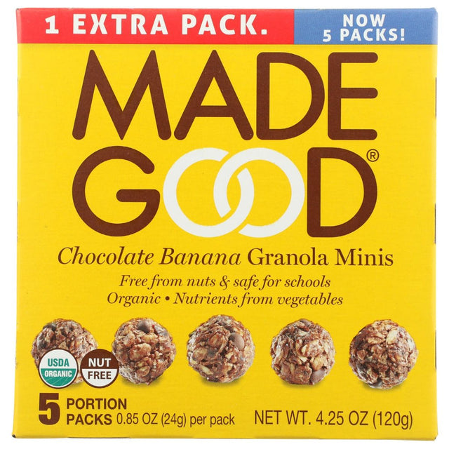 MADEGOOD: Chocolate Banana Granola Minis, 4.25 oz - #tag1# - #tag2#