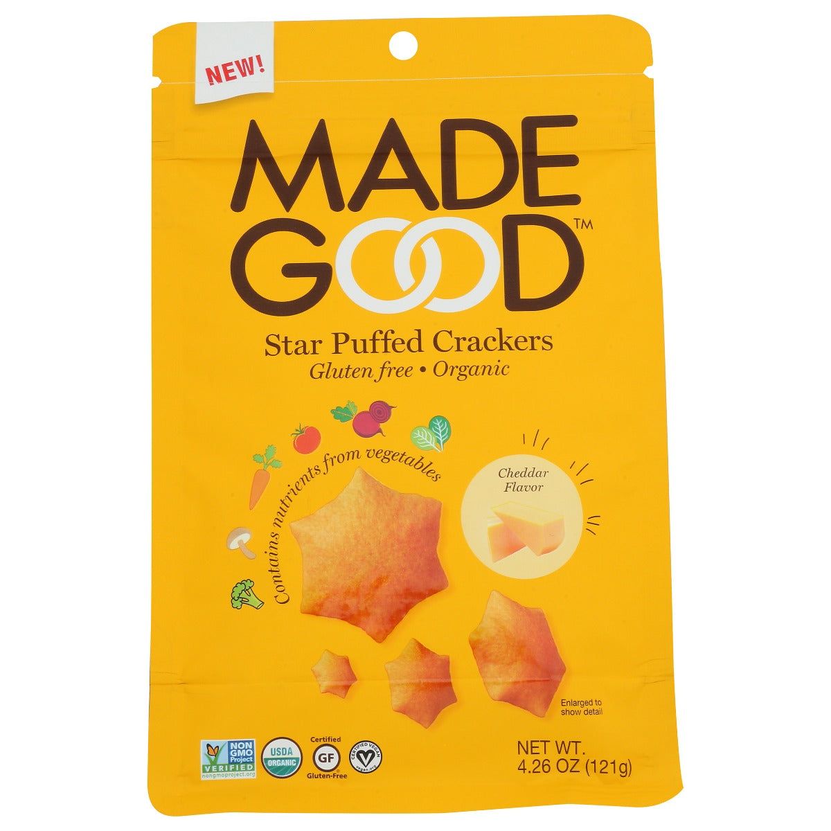 MADEGOOD: Cracker Cheddar Org, 4.25 oz - #tag1# - #tag2#