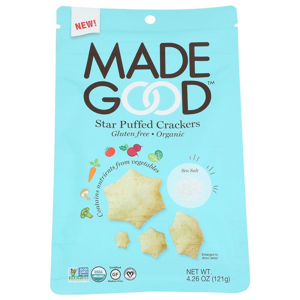 MADEGOOD: Cracker Sea Salt Org, 4.25 oz - #tag1# - #tag2#