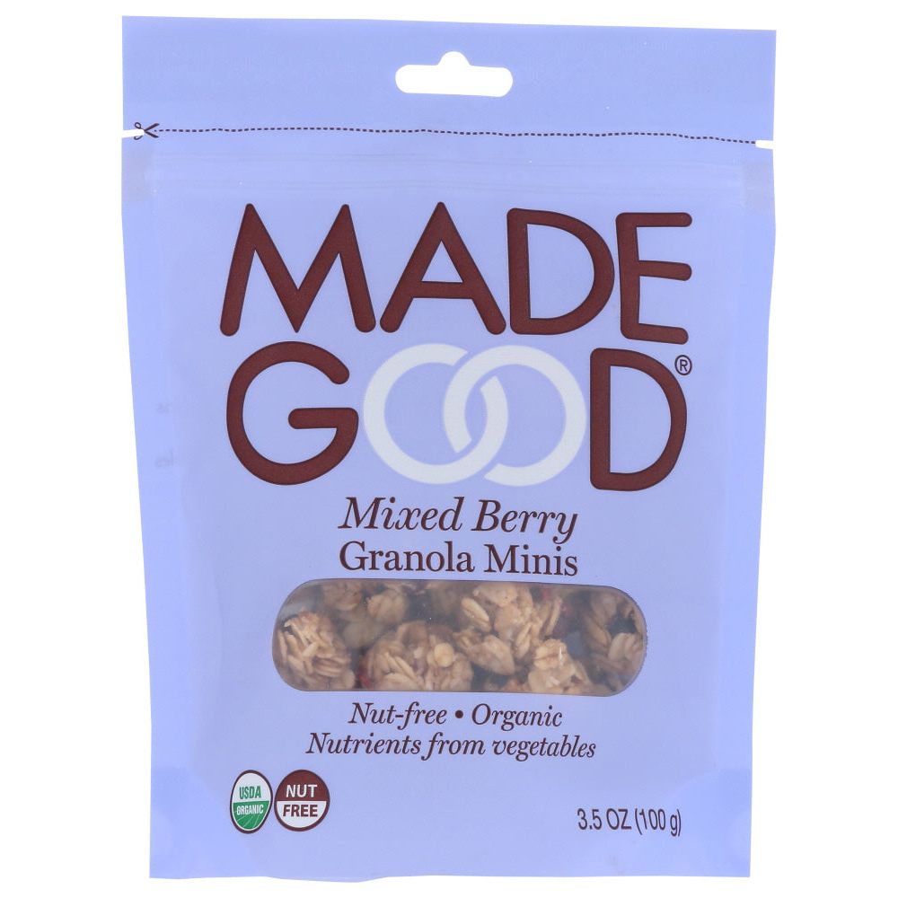 MADEGOOD: Mixed Berry Granola Minis, 3.5 oz - #tag1# - #tag2#