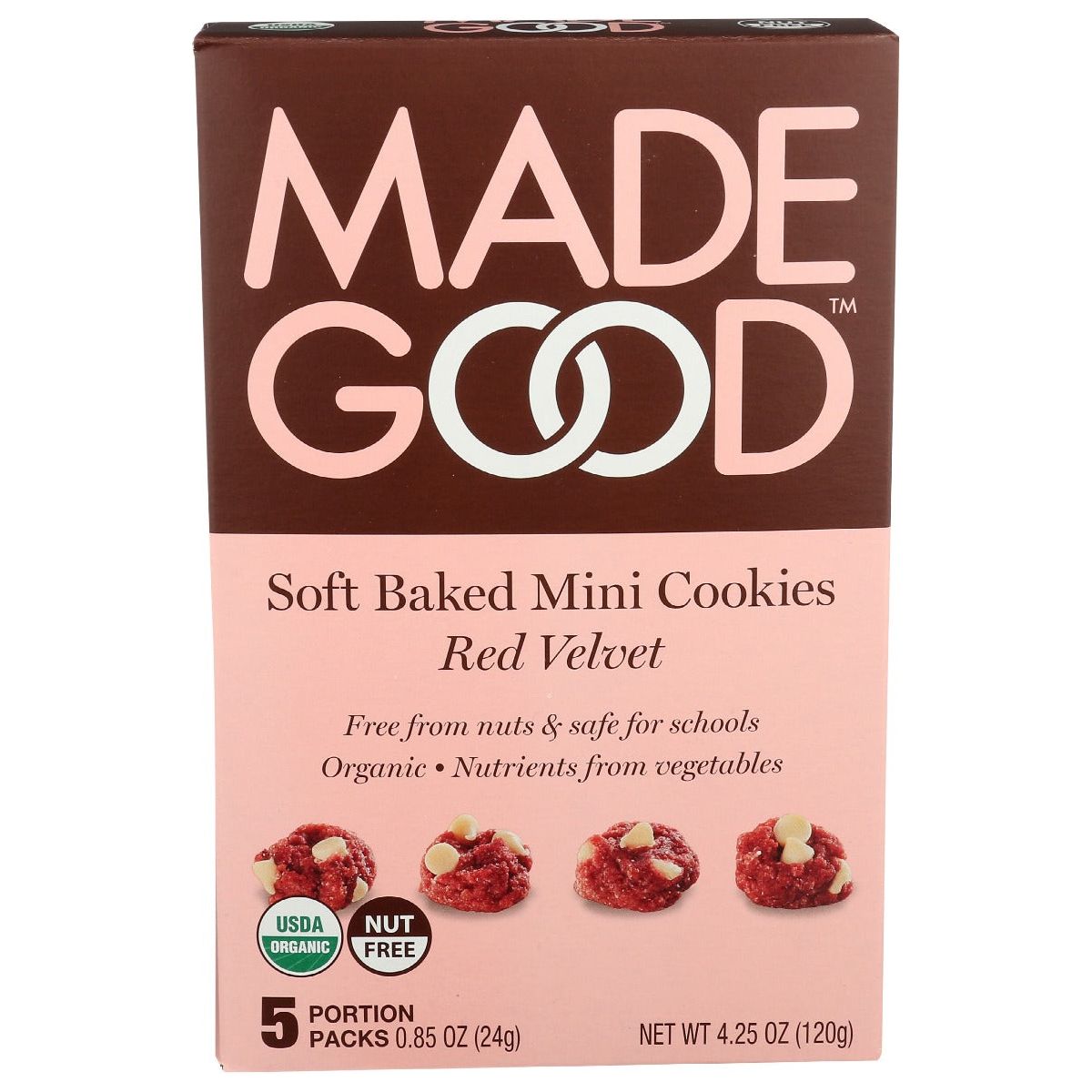 MADEGOOD: Red Velvet Soft Baked Mini Cookies, 4.25 oz - #tag1# - #tag2#