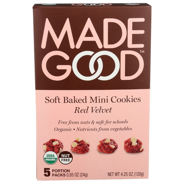 MADEGOOD: Red Velvet Soft Baked Mini Cookies, 4.25 oz - #tag1# - #tag2#