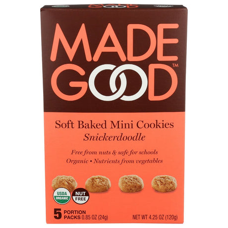 MADEGOOD: Snickerdoodle Soft Baked Mini Cookies, 4.25 oz - #tag1# - #tag2#