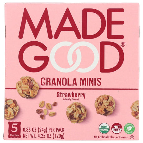 MADEGOOD: Strawberry Granola Minis, 4.25 oz - #tag1# - #tag2#