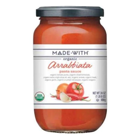 MADE WITH: Organic Arrabbiata Pasta Sauce, 24 oz - #tag1# - #tag2#
