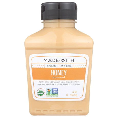 MADE WITH: Organic Mustard Honey, 9 oz - Sunshine Co Op. - #tag1# - #tag2# - #tag3# - #tag4#