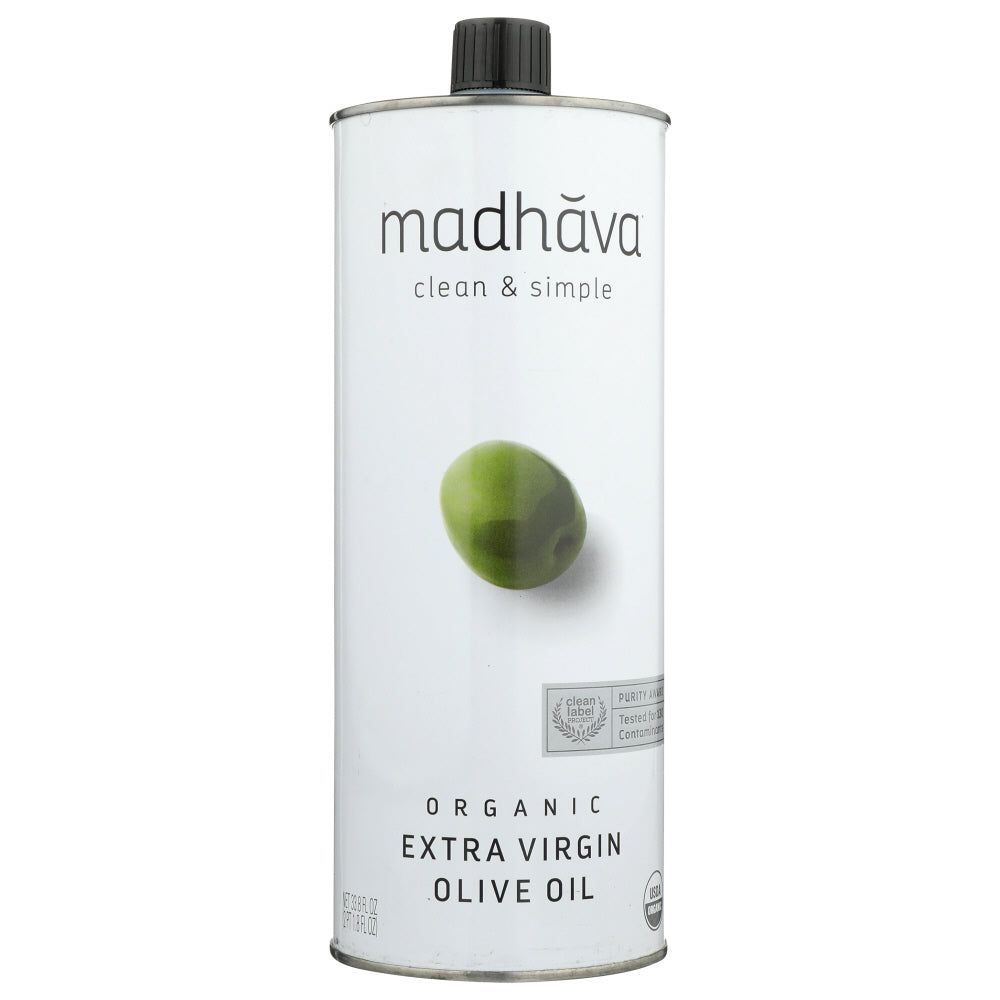 MADHAVA: Organic Extra Virgin Olive Oil, 1 lt - #tag1# - #tag2#