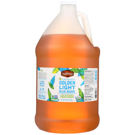 MADHAVA: Organic Golden Light Blue Agave Nectar, 176 oz - #tag1# - #tag2#