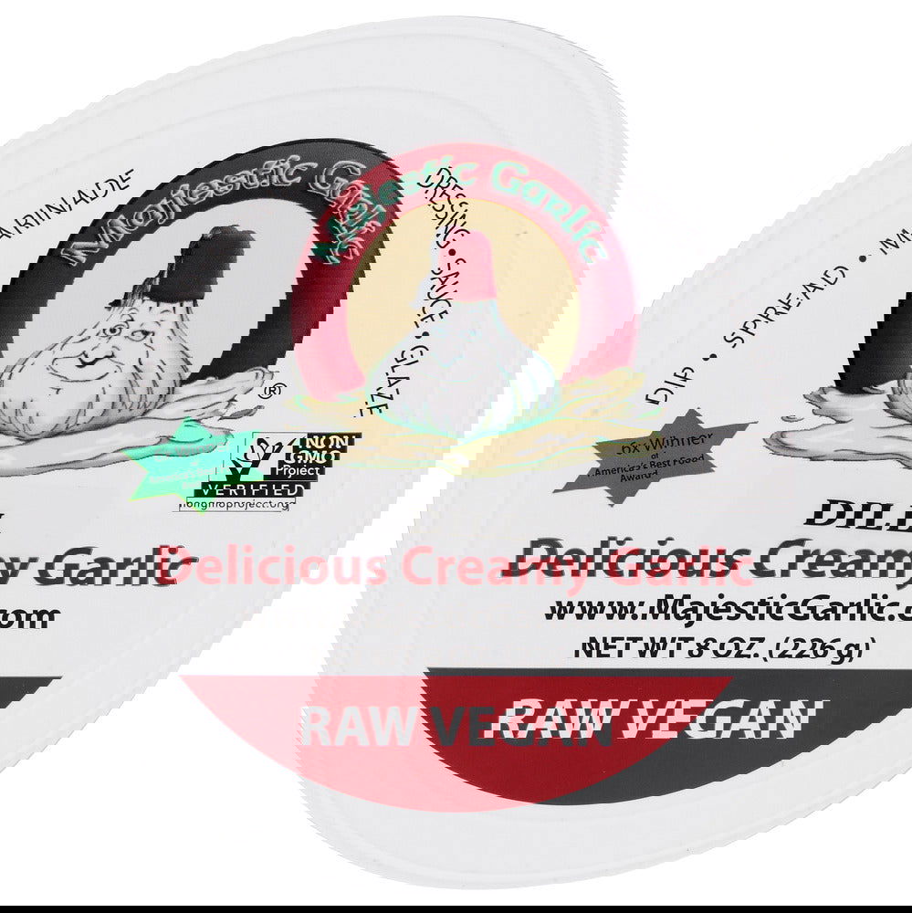 MAJESTIC GARLIC: Dill Delicious Creamy Garlic Spread, 8 oz - #tag1# - #tag2#