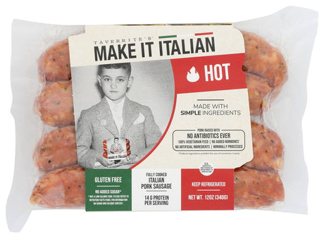 MAKE IT ITALIAN: Hot Italian Pork Sausage, 12 oz - #tag1# - #tag2#