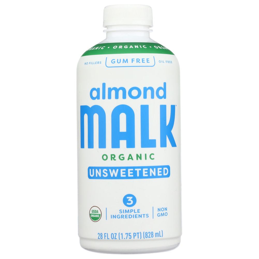 MALK: Pure Almond Malk Unsweetened, 28 oz - #tag1# - #tag2#