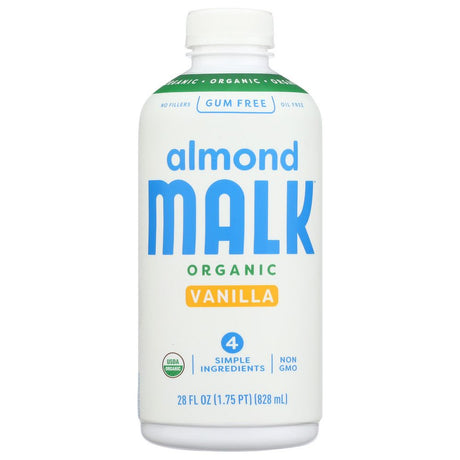MALK: Pure Almond Malk Unsweetened Vanilla, 28 oz - #tag1# - #tag2#