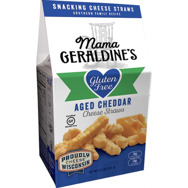 MAMA GERALDINES: Cheese Straws Prem Aged Cheddar, 4.5 oz - #tag1# - #tag2#