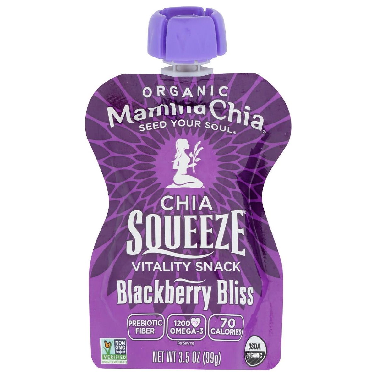 MAMMACHIA: Blackberry Bliss Organic Chia Squeeze, 3.5 oz - Sunshine Co Op. - #tag1# - #tag2# - #tag3# - #tag4#