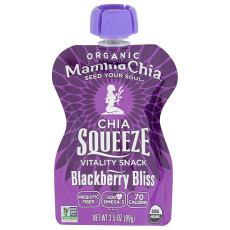 MAMMACHIA: Blackberry Bliss Organic Chia Squeeze, 3.5 oz - Sunshine Co Op. - #tag1# - #tag2# - #tag3# - #tag4#