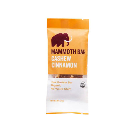 MAMMOTH BAR: Bar Cashew Cinnamon, 1.8 oz - #tag1# - #tag2#