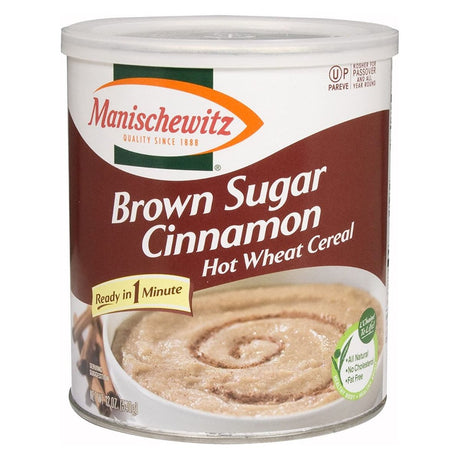 MANISCHEWITZ: Brown Sugar Cinnamon Hot Wheat Cereal, 12 oz - #tag1# - #tag2#