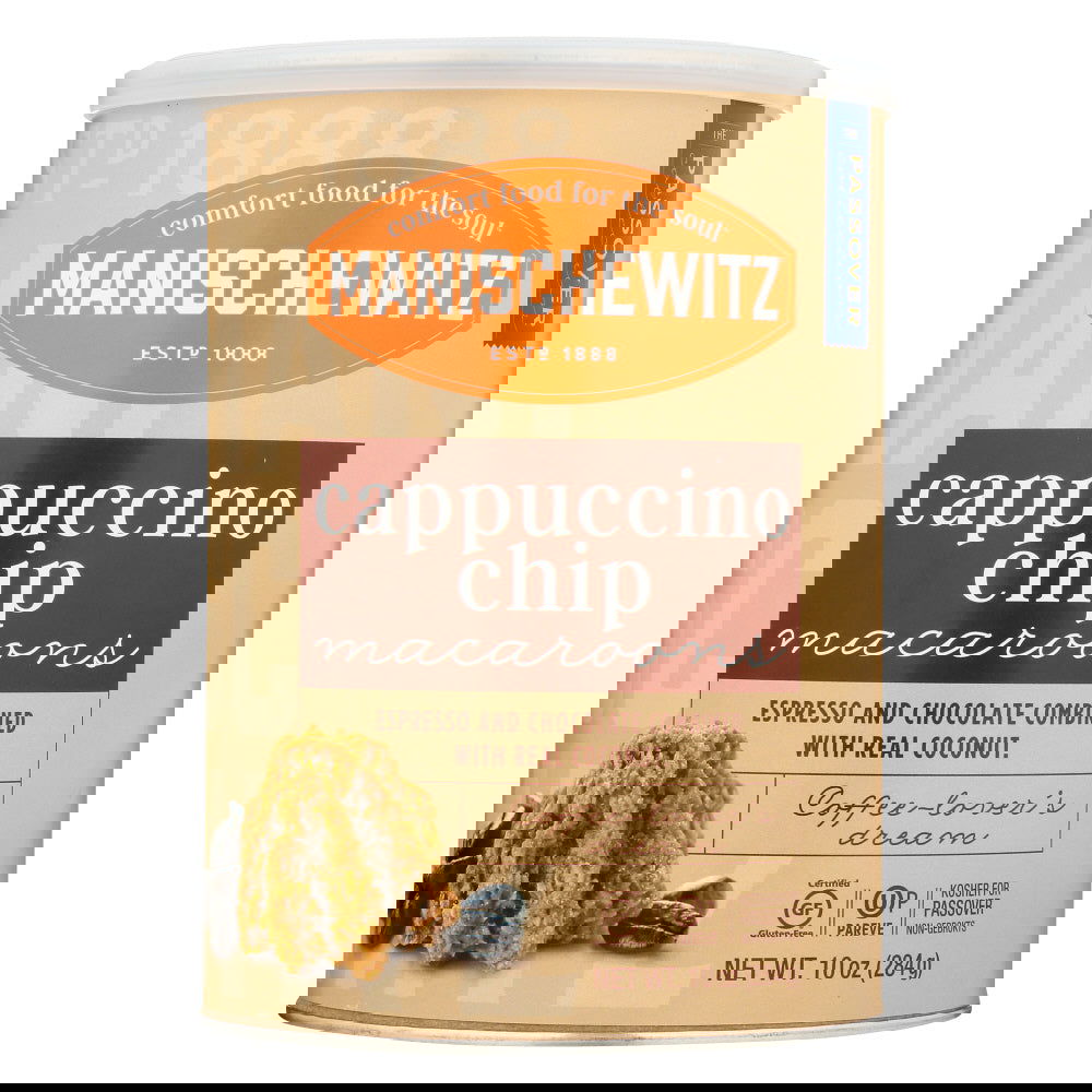MANISCHEWITZ: Cappuccino Chip Macaroons, 10 oz - #tag1# - #tag2#