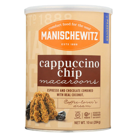 MANISCHEWITZ: Cappuccino Chip Macaroons, 10 oz - #tag1# - #tag2#