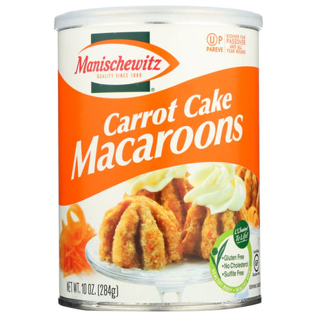 MANISCHEWITZ: Carrot Cake Macaroon Cookie, 10 oz - #tag1# - #tag2#